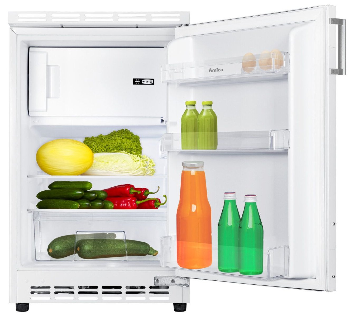 Amica UKSD 361 951 combi-koelkast Ingebouwd 82 l E Wit EWO3405 - Afbeelding 3