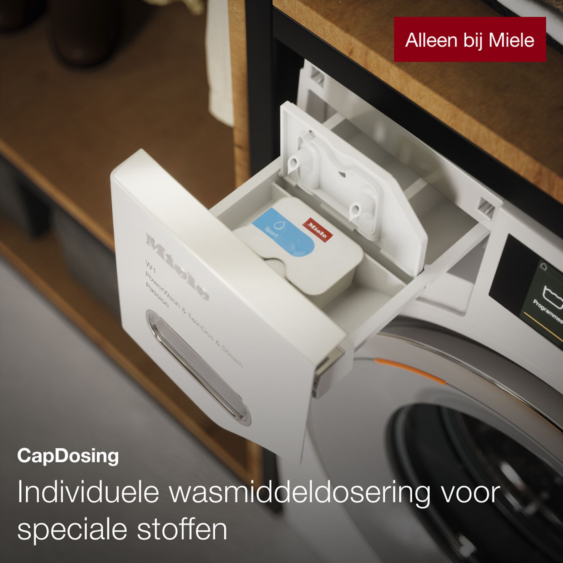 MIELE WWA 120 WCS - Wasmachine Voorlader - 8 kg - 1400 rpm - 72 dB EWO3459 - Afbeelding 9