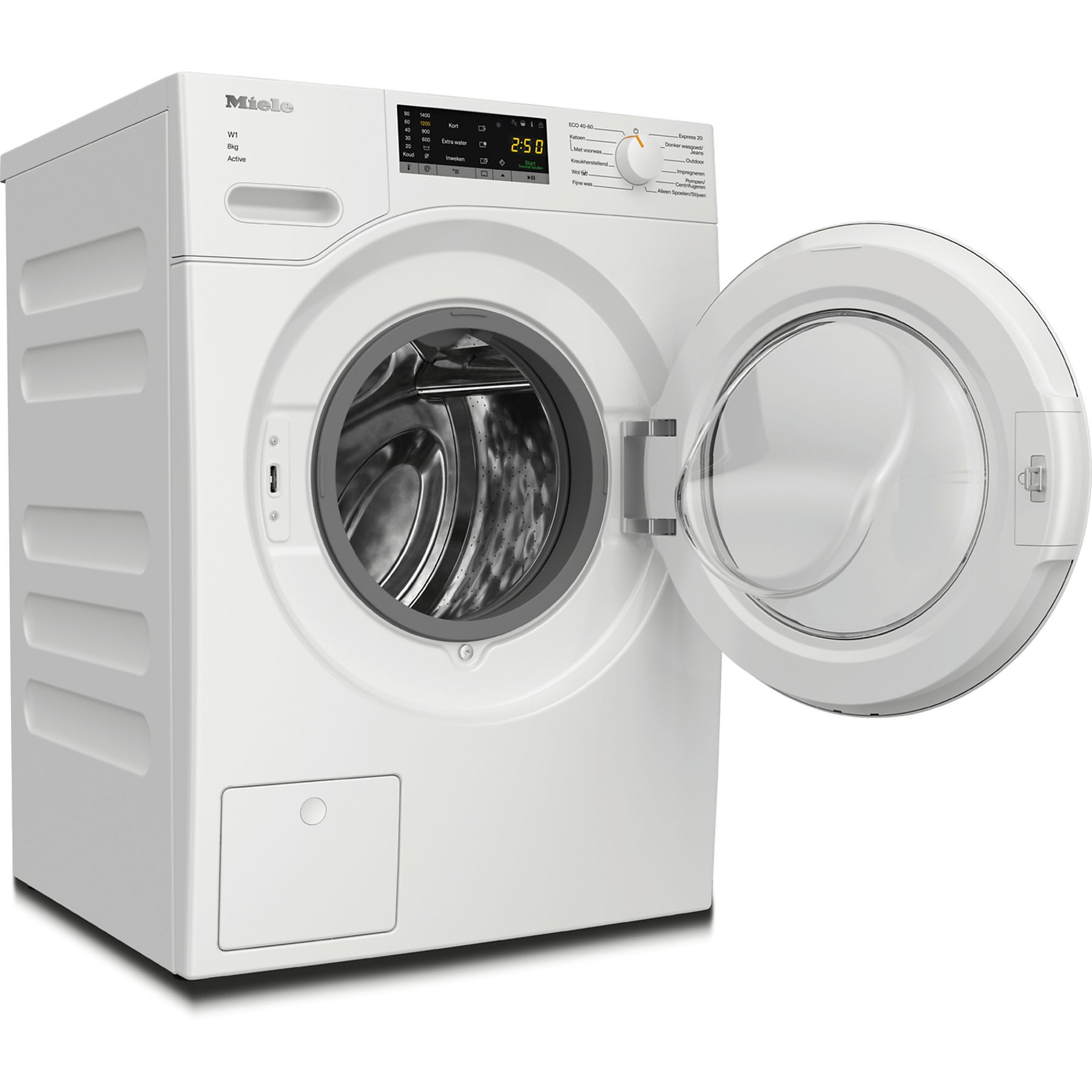 MIELE WWA 120 WCS - Wasmachine Voorlader - 8 kg - 1400 rpm - 72 dB EWO3459 - Afbeelding 2