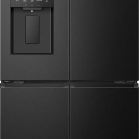 Hisense RQ5P470SYFD amerikaanse koelkast Vrijstaand 483 l D Zwart, Roestvrijstaal DHZ2928