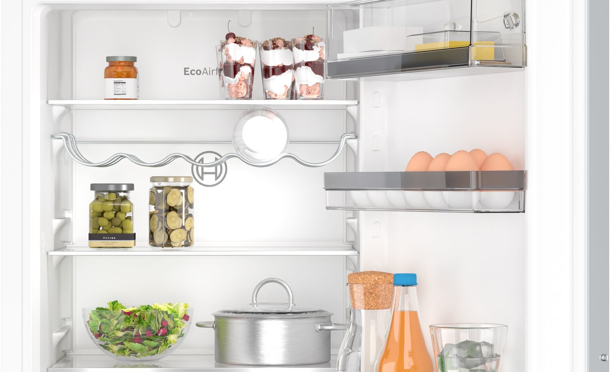 Bosch KIN86ADD0 koel-vriescombinatie Ingebouwd 260 l D Wit - Afbeelding 4