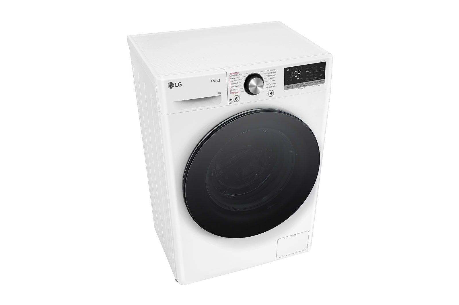 LG F2V7SLIM9 wasmachine Voorbelading 9 kg 1160 RPM Wit - EWO3445 - Afbeelding 9