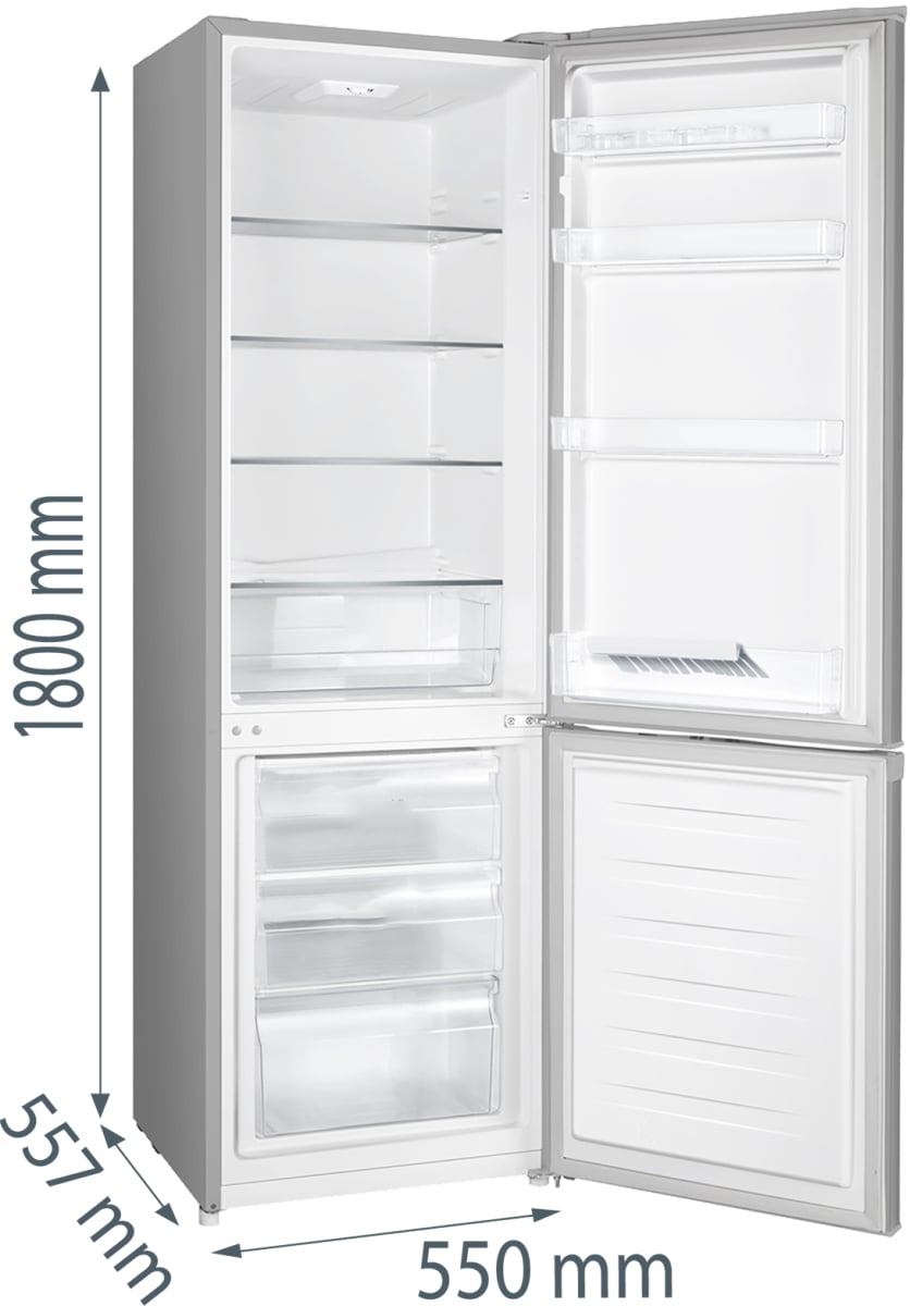 Gorenje RK4182PS4 Vrijstaand 269 l Zilver EWO3747 - Afbeelding 5