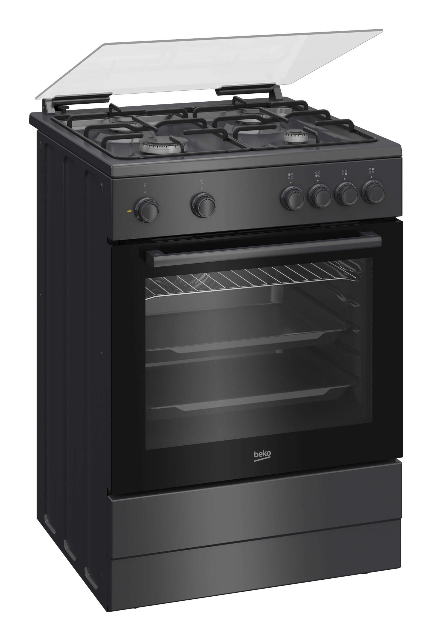 Beko FBM6202A NL Vrijstaand fornuis Electrisch Gaskookplaat Antraciet, Zwart DHZBEKO347 - Afbeelding 7