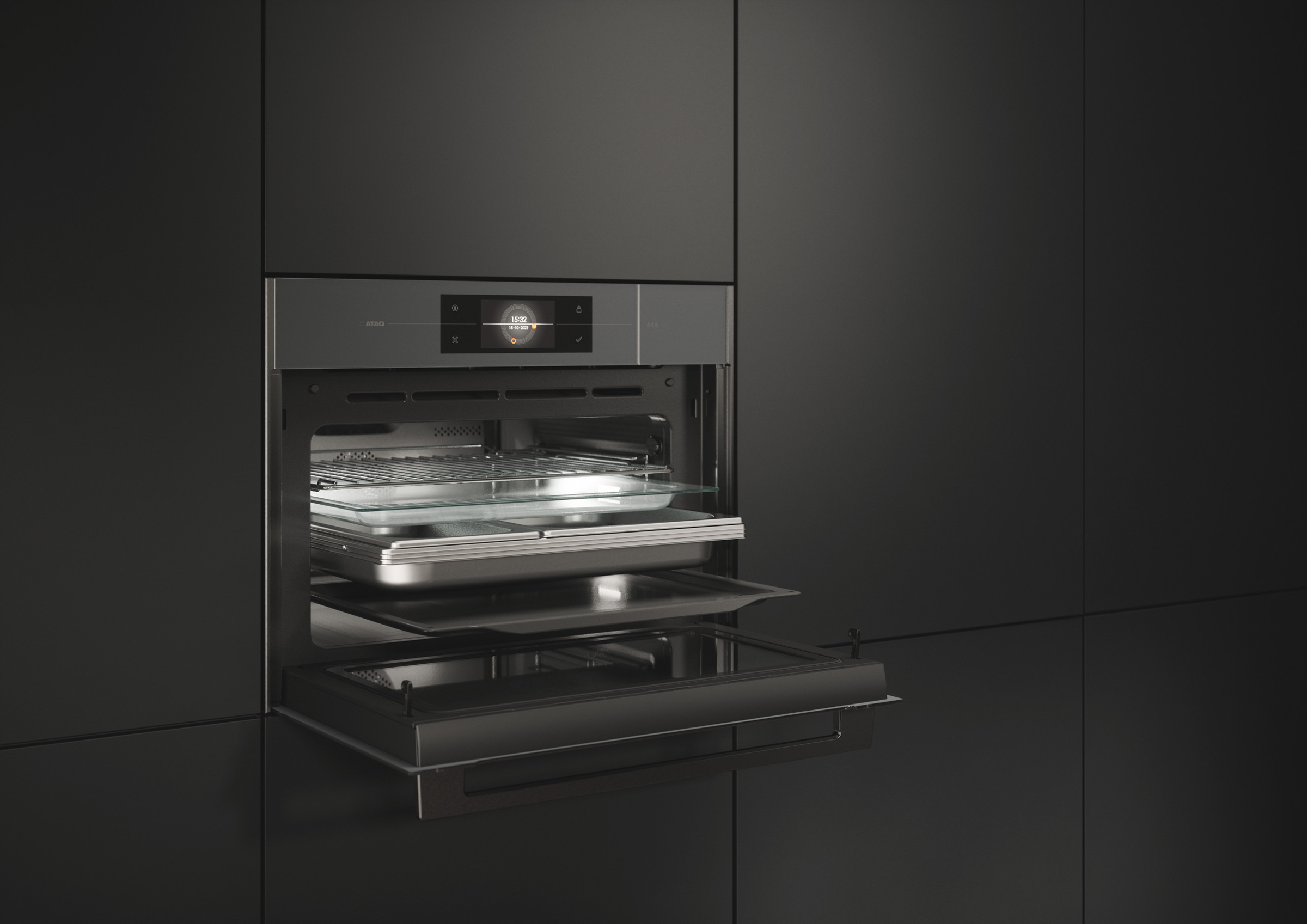 ATAG CSX4685M oven 50 l 300 W Grijs - Afbeelding 7