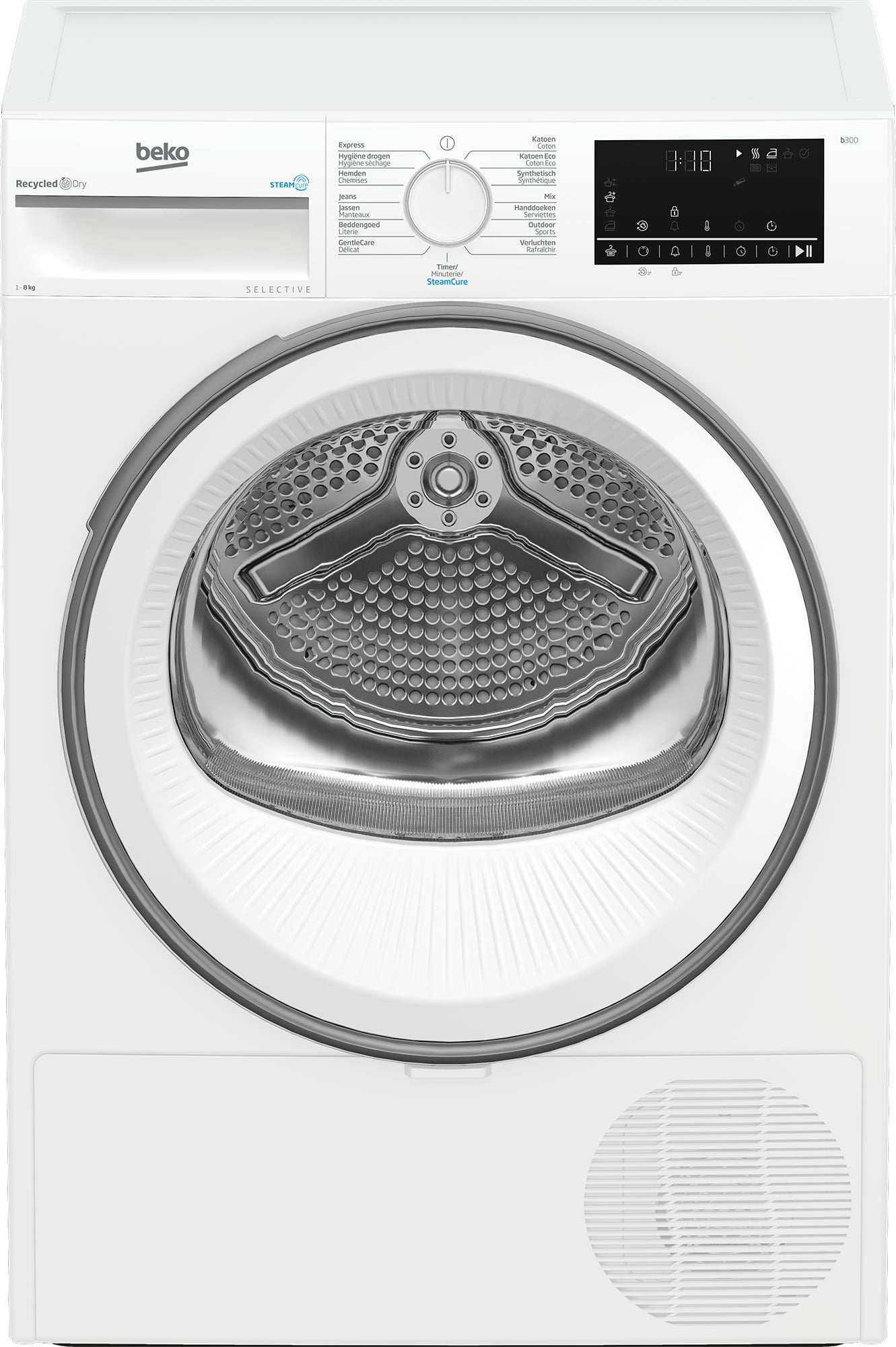 Beko B3T6823W2 wasdroger Vrijstaand Voorbelading 8 kg Wit EWO4301 - Afbeelding 10