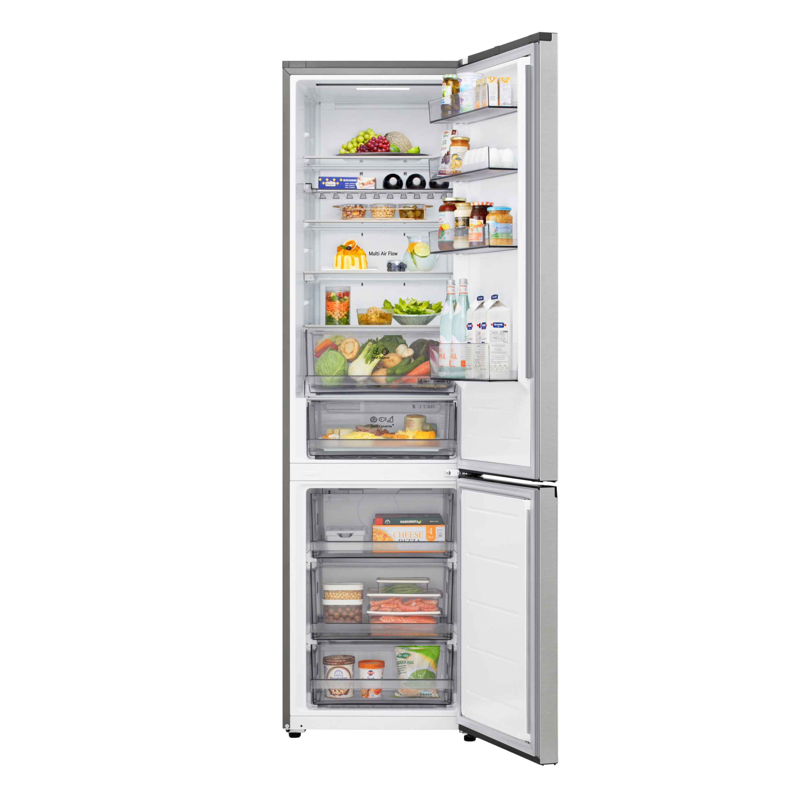 LG GBBS322BPY Vrijstaand 375 l Zilver Showroommodel EWO85SR - Afbeelding 3
