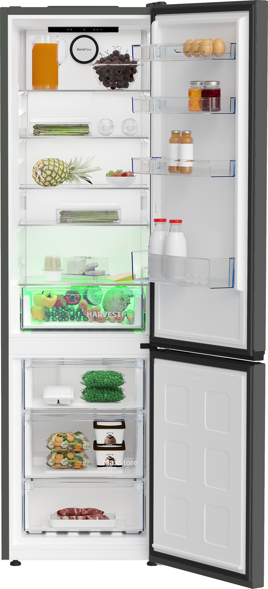 Beko B5RCNE405HG Vrijstaand 355 l Grijs DHZ3533 - Afbeelding 5