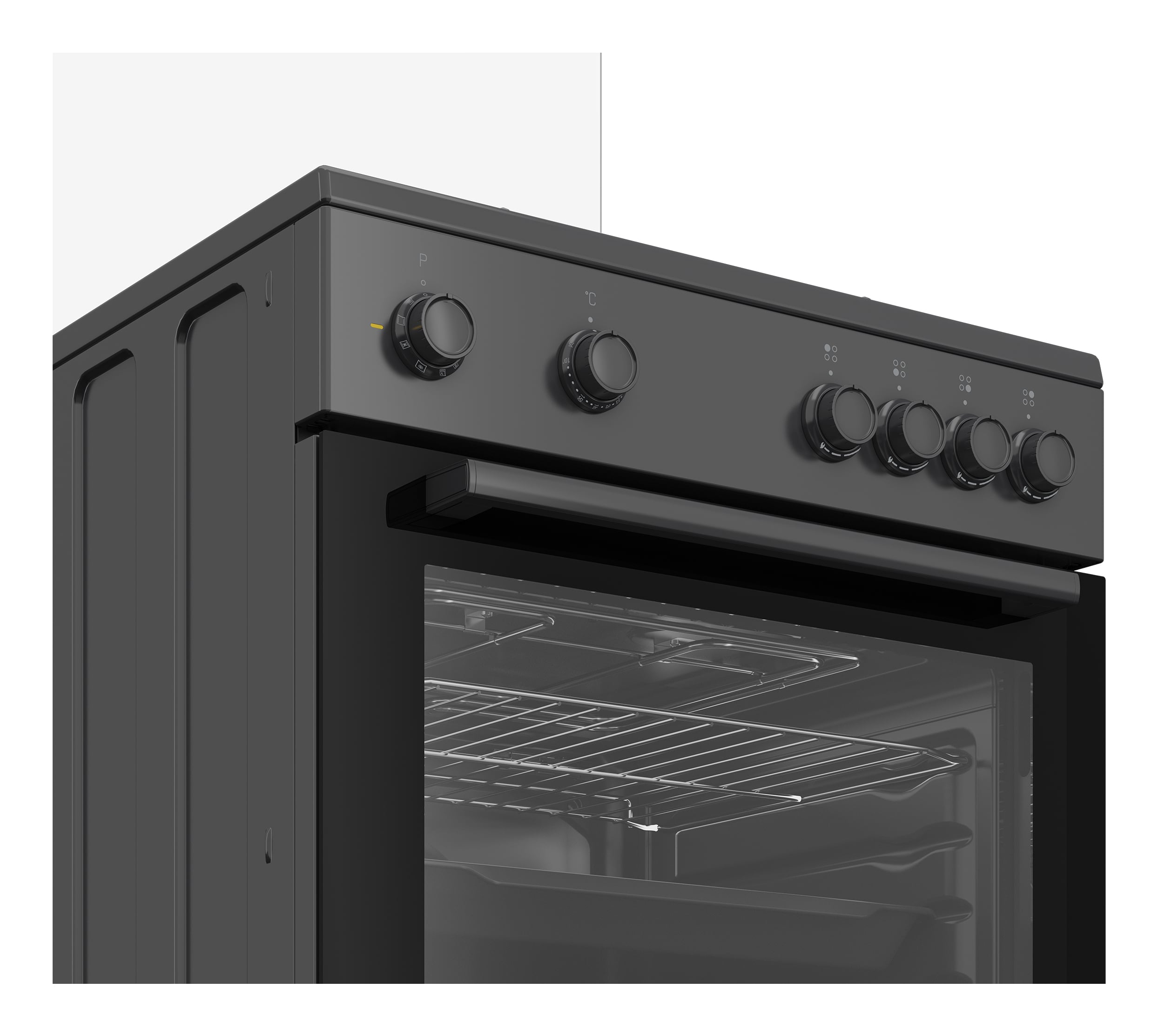 Beko FBM6202A NL Vrijstaand fornuis Electrisch Gaskookplaat Antraciet, Zwart DHZBEKO347 - Afbeelding 3
