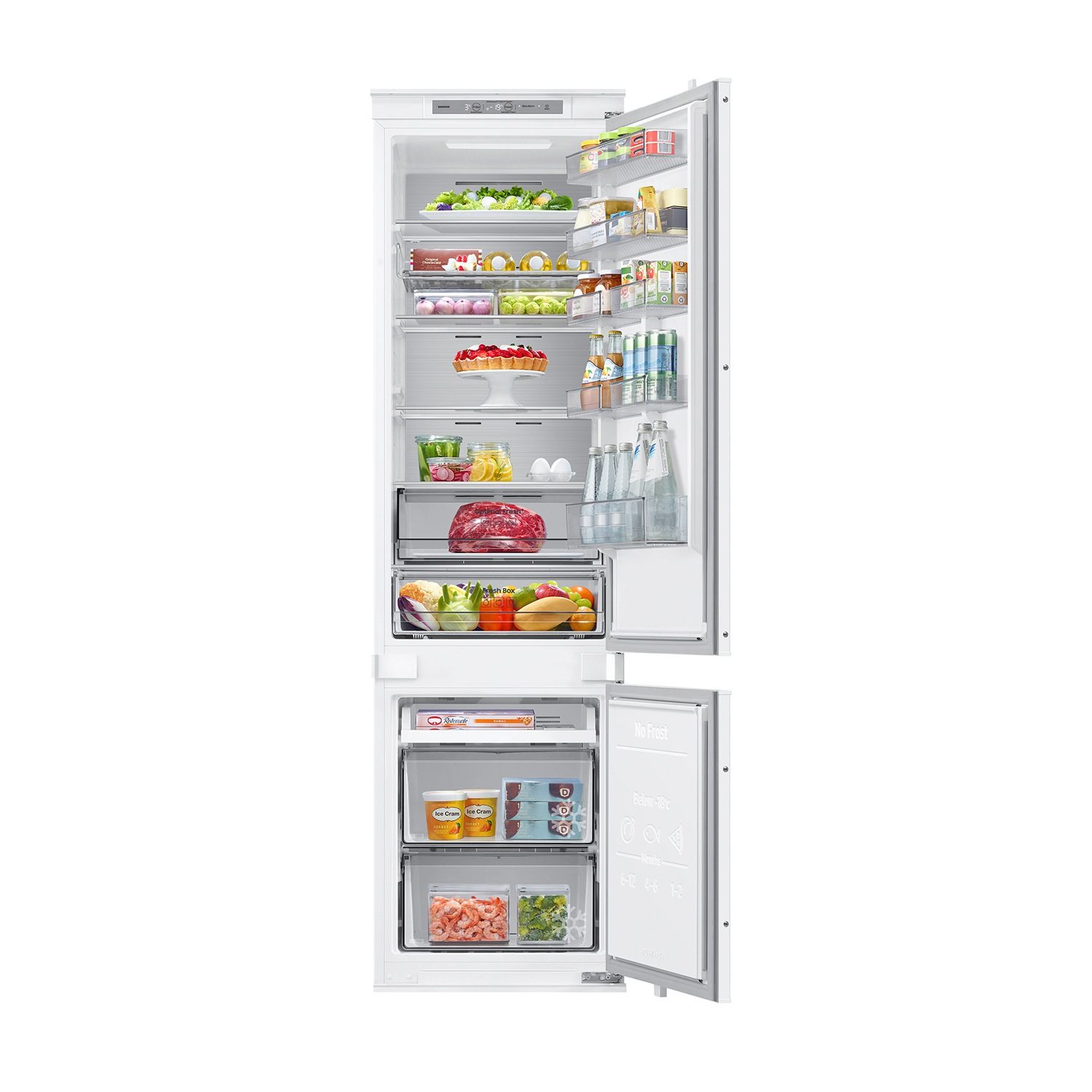 Samsung BRB80F30ADS0 inbouw koel/vries combinaite 298 l Wit - - Afbeelding 3