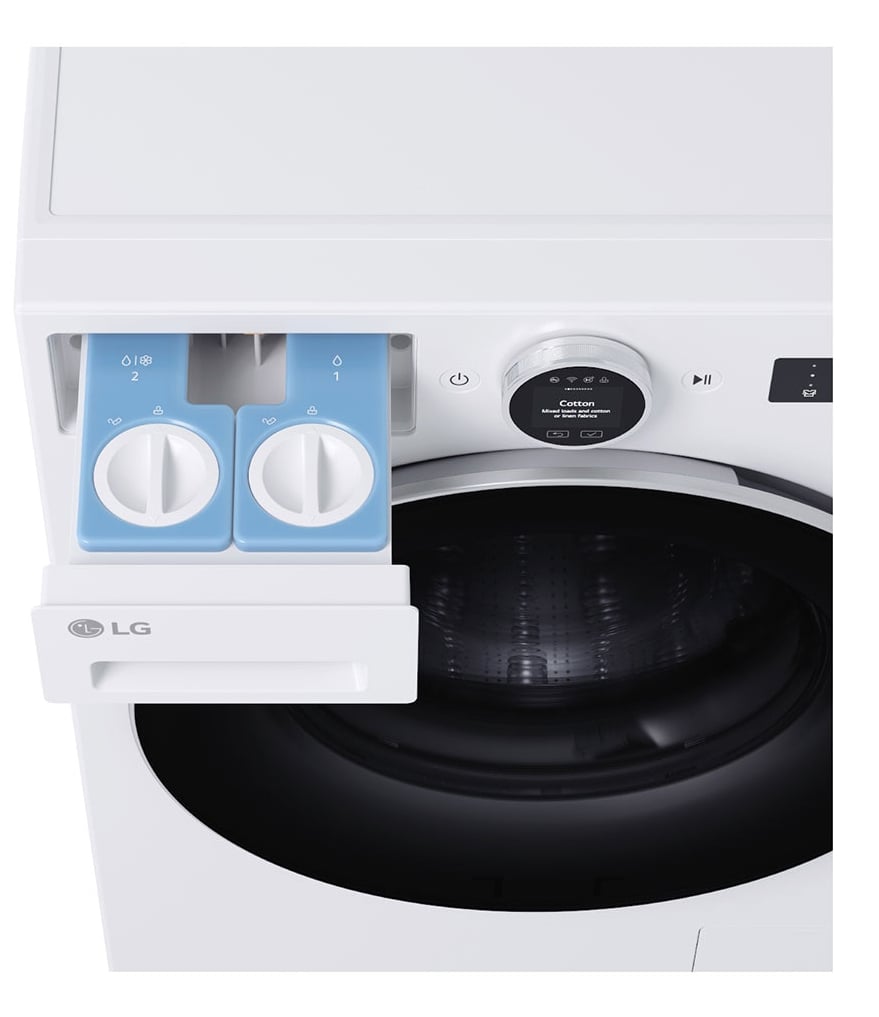 LG F4WX801Y wasmachine Voorbelading 11 kg 1350 RPM Wit - Afbeelding 6