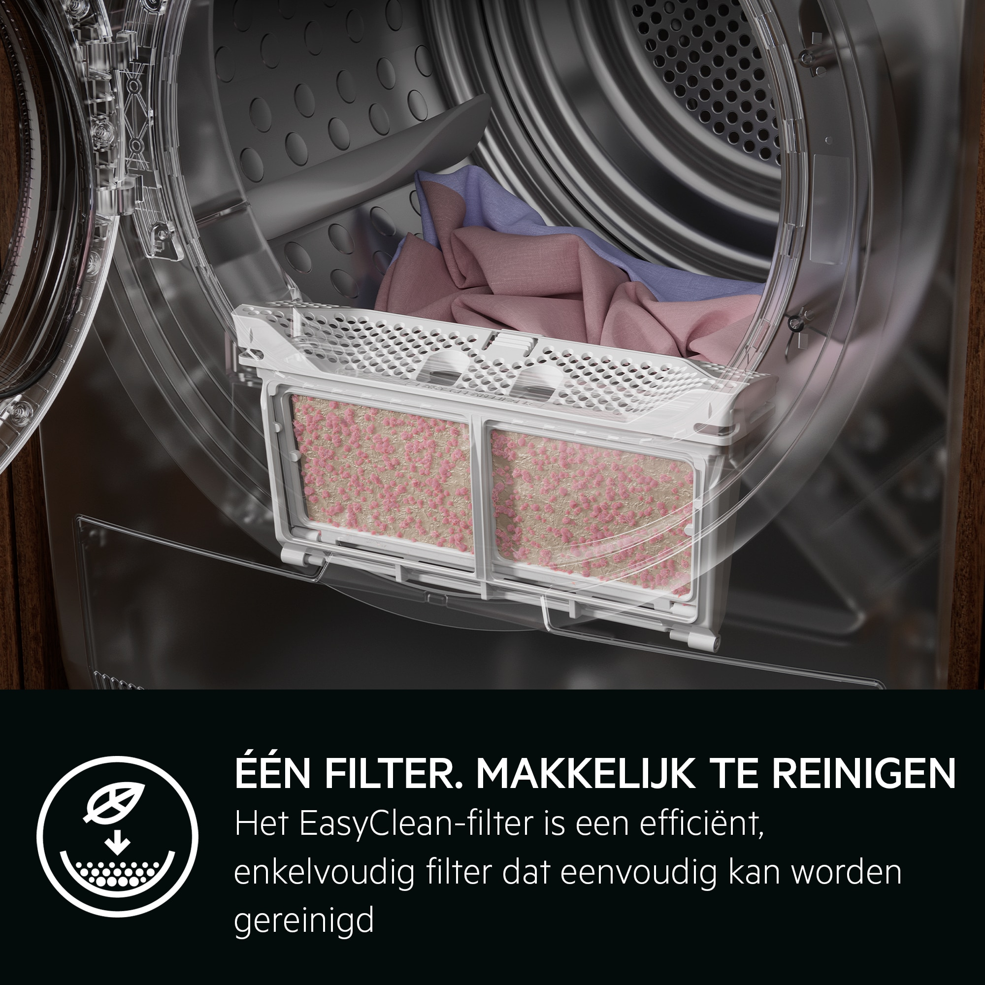 AEG Series 7000 TR73BOCHUM wasdroger Vrijstaand Voorbelading 8 kg Wit - Afbeelding 4