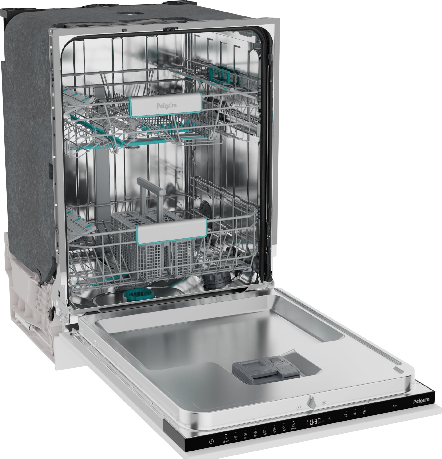 Pelgrim GVWC232XLS vaatwasser Volledig ingebouwd 14 couverts - Afbeelding 9