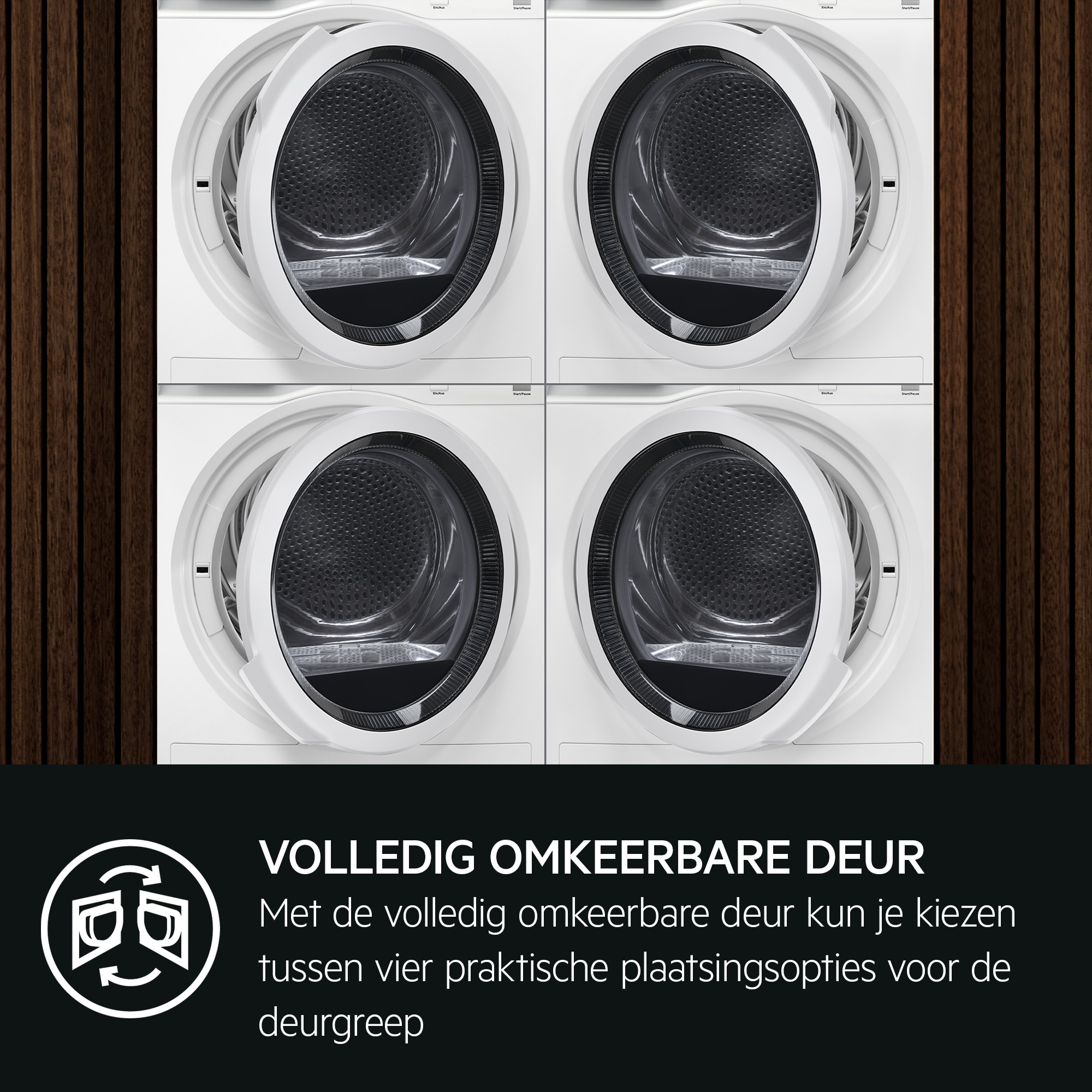 AEG Series 7000 TR73BOCHUM wasdroger Vrijstaand Voorbelading 8 kg Wit - Afbeelding 7