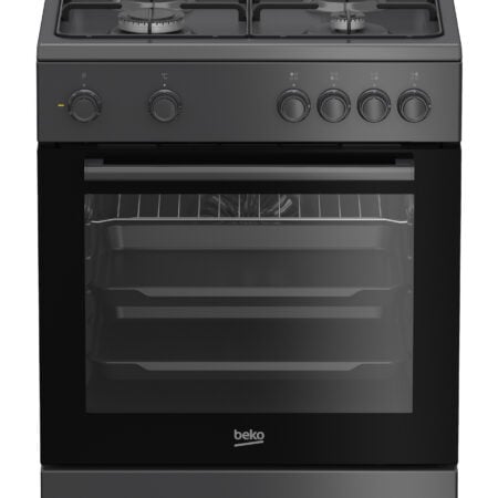 Beko FBM6202A NL Vrijstaand fornuis Electrisch Gaskookplaat Antraciet, Zwart DHZBEKO347