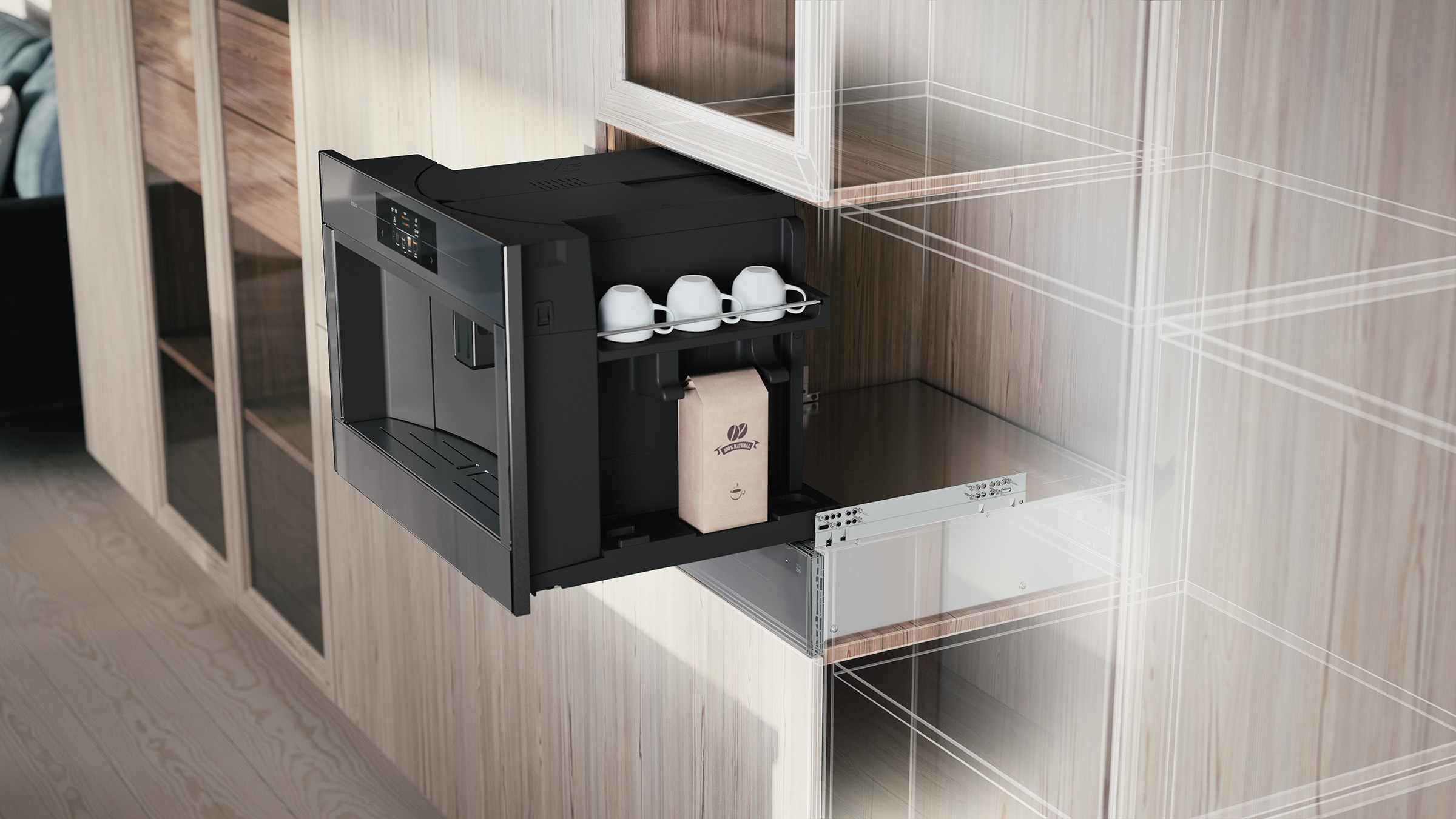 ATAG CM4585M koffiezetapparaat Volledig automatisch Espressomachine 2,3 l - Afbeelding 5