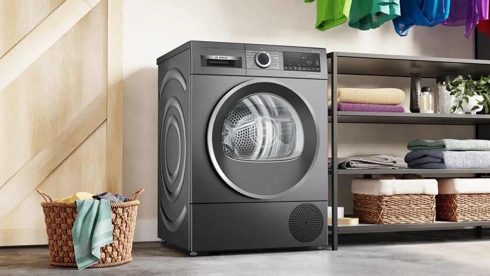 Bosch Serie 6 WQG235DINL wasdroger Vrijstaand Voorbelading 8 kg Grijs - Afbeelding 10