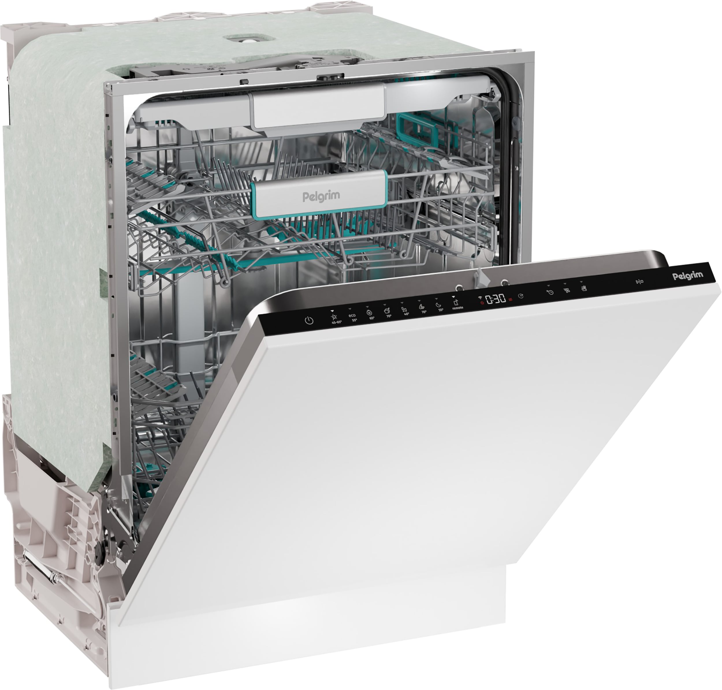 Pelgrim GVWC331L vaatwasser Volledig ingebouwd 16 couverts - Afbeelding 4