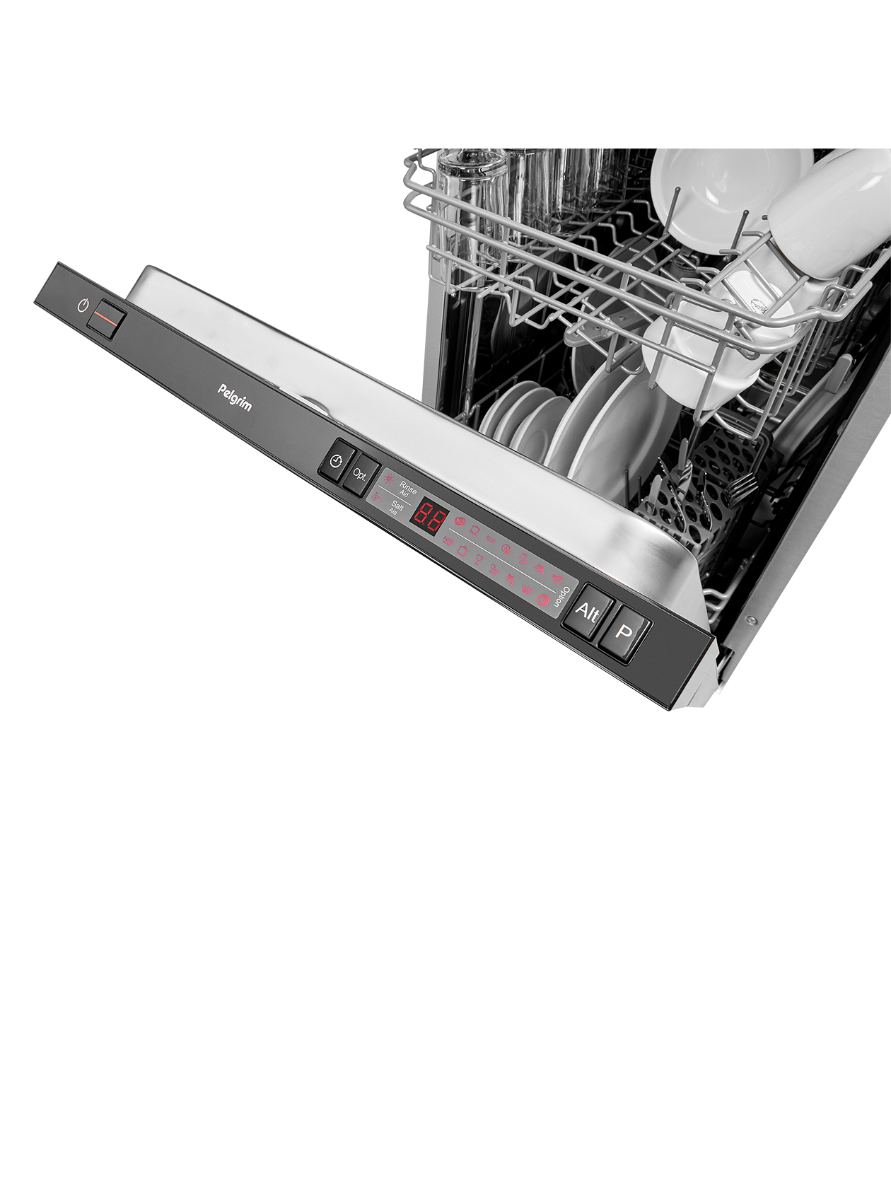 Pelgrim GVW100L vaatwasser Volledig ingebouwd 10 couverts - Afbeelding 3
