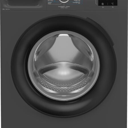 Beko b300 BM3WFT3841A wasmachine Voorbelading 8 kg 1400 RPM Antraciet DHZBEKO185