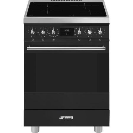 Smeg Classica C6IMMBM2 fornuis Vrijstaand fornuis Electrisch Inductiekookplaat zones Zwart