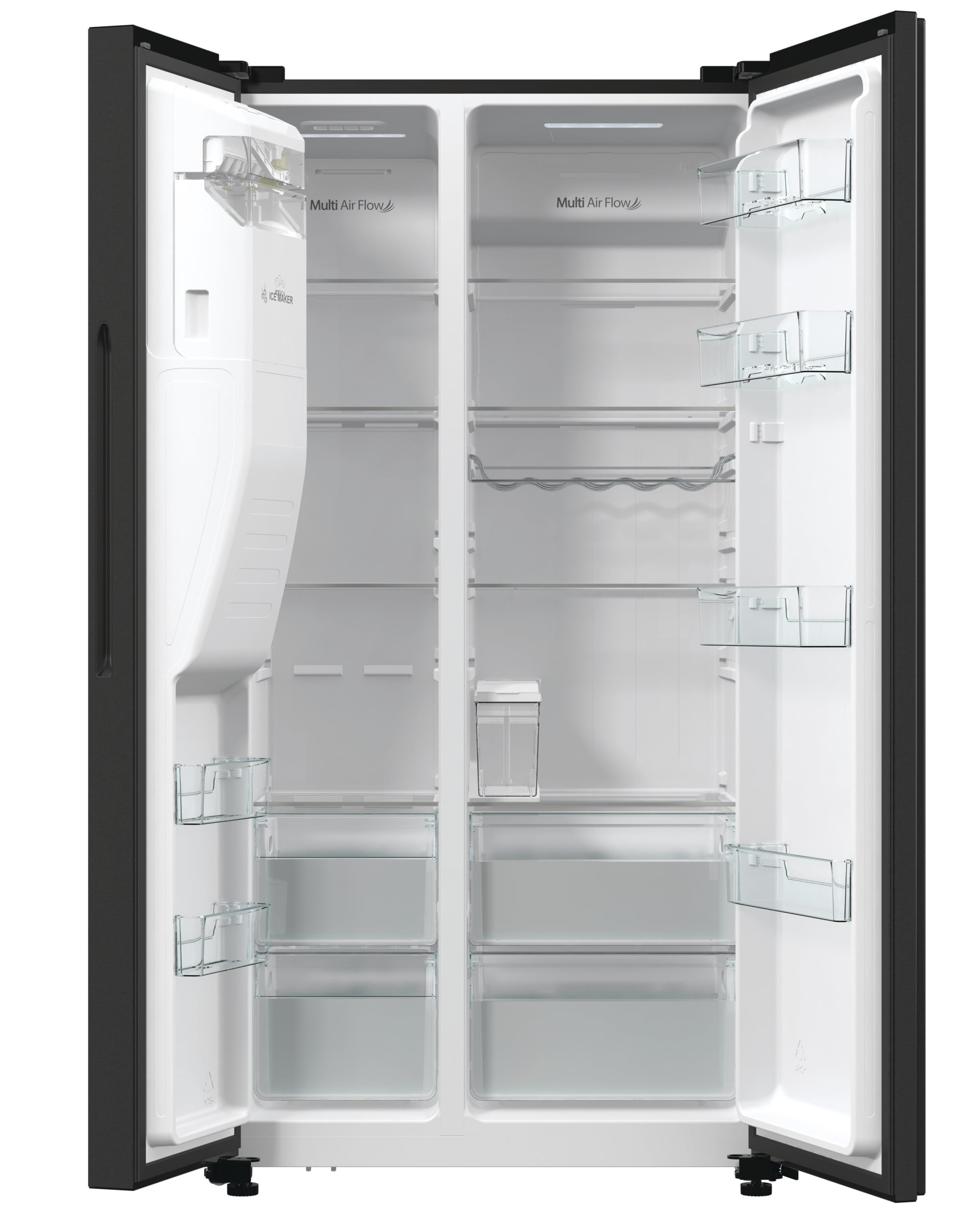 Hisense RS5P535NTFDUK amerikaanse koelkast Vrijstaand 566 l Zwart EWO4492 - Afbeelding 7