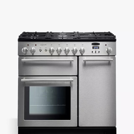 Rangemaster Longstock 90 Duel Fuel Fornuis 90cm Rvs DHZ4011
