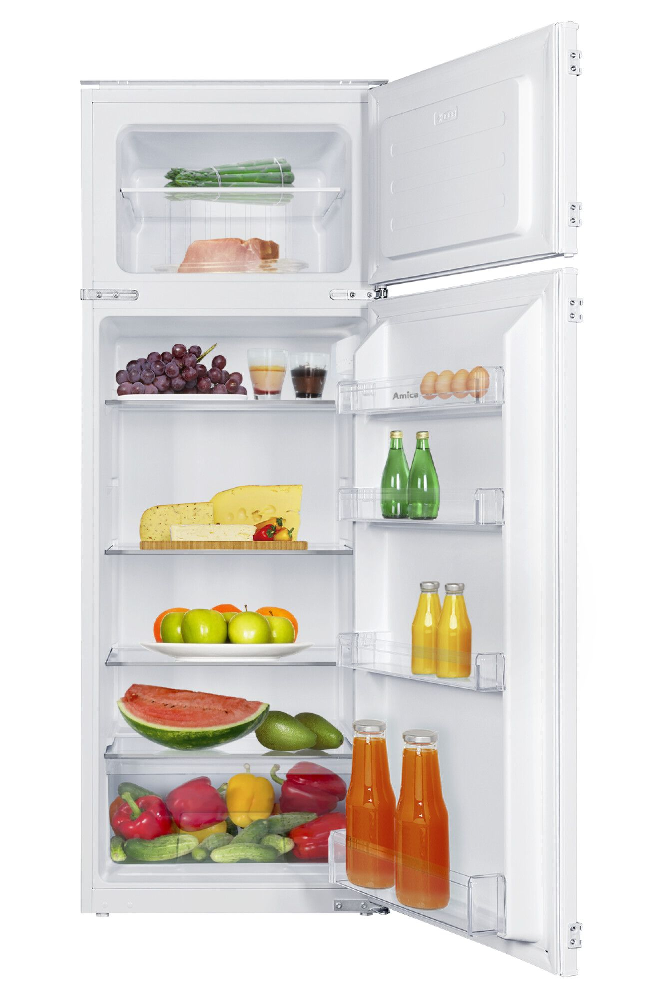 Amica EDTS 374 901 koel-vriescombinatie Ingebouwd 220 l Wit DHZ3907 - Afbeelding 5