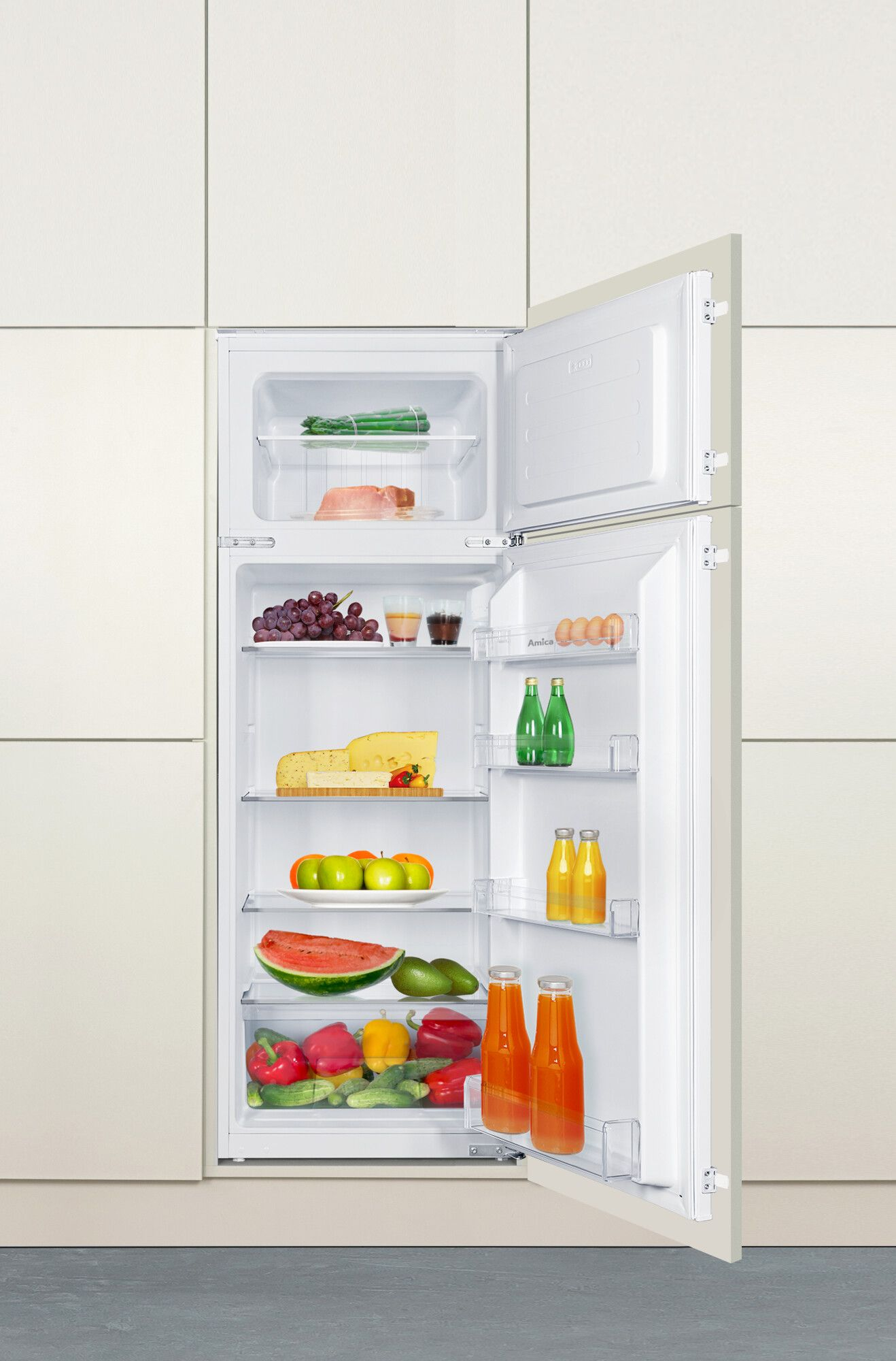 Amica EDTS 374 901 koel-vriescombinatie Ingebouwd 220 l Wit DHZ3907 - Afbeelding 3