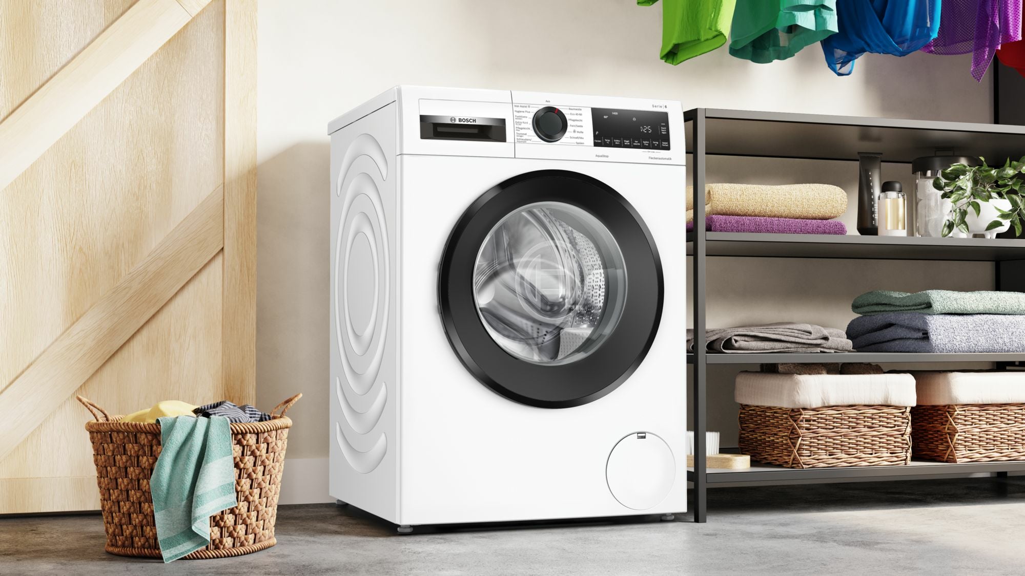 Bosch Serie 6 WGG244ZECO wasmachine Voorlader 9 kg 1351 RPM Wit - EWO4747 - Afbeelding 5