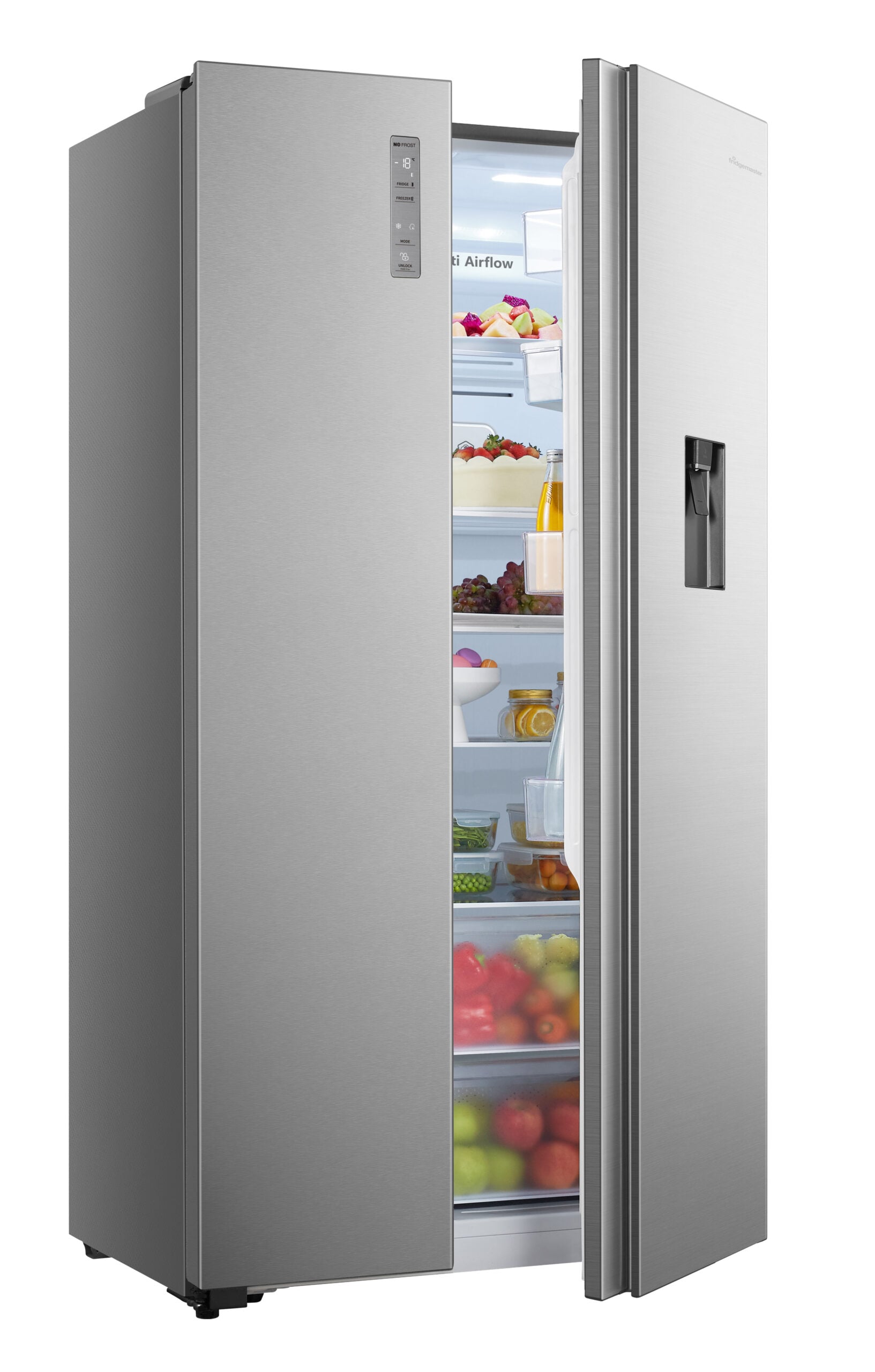 Fridgemaster MS91520DES amerikaanse koelkast Vrijstaand 519 l Zilver EWO4475 - Afbeelding 6