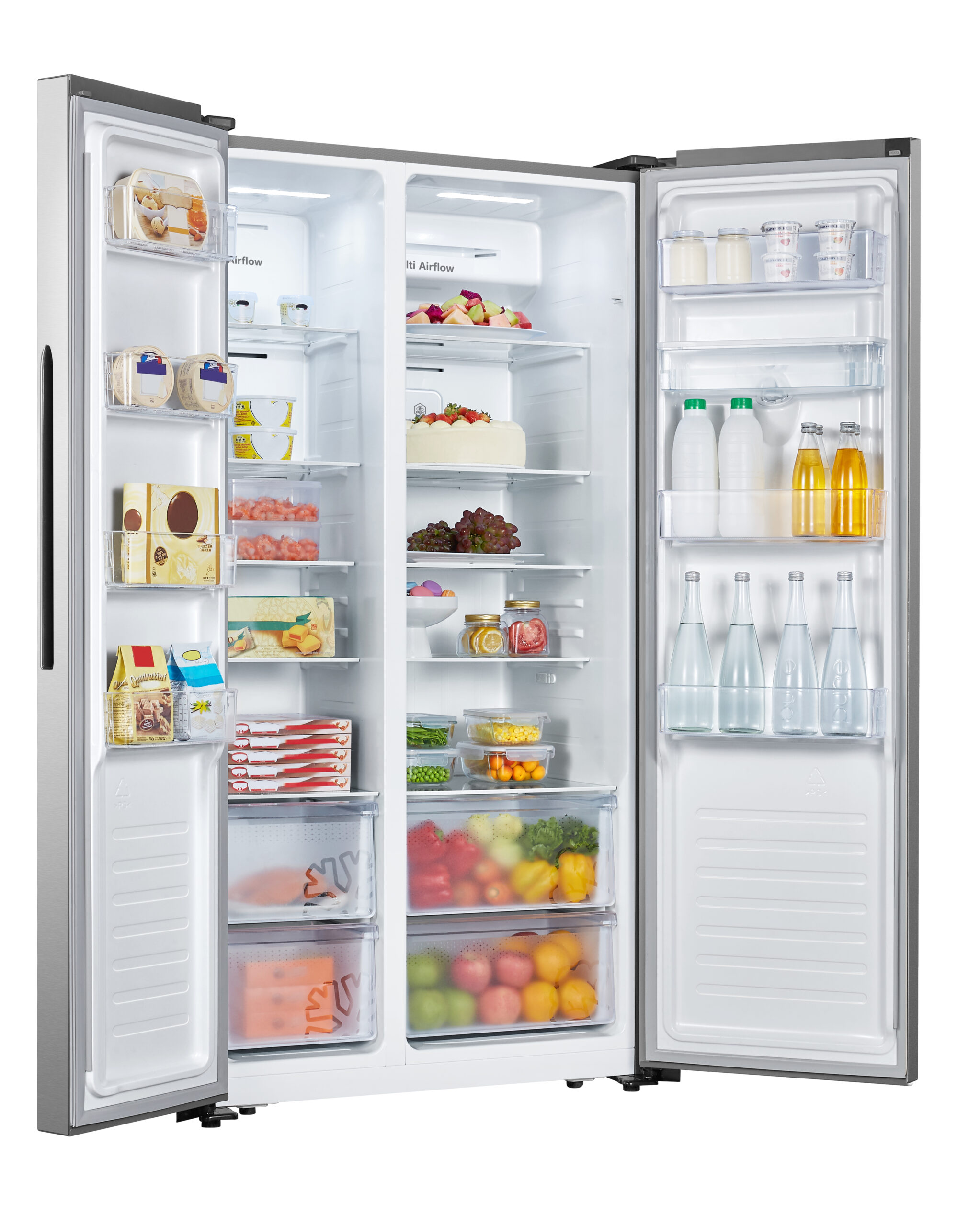 Fridgemaster MS91520DES amerikaanse koelkast Vrijstaand 519 l Zilver EWO4475 - Afbeelding 7