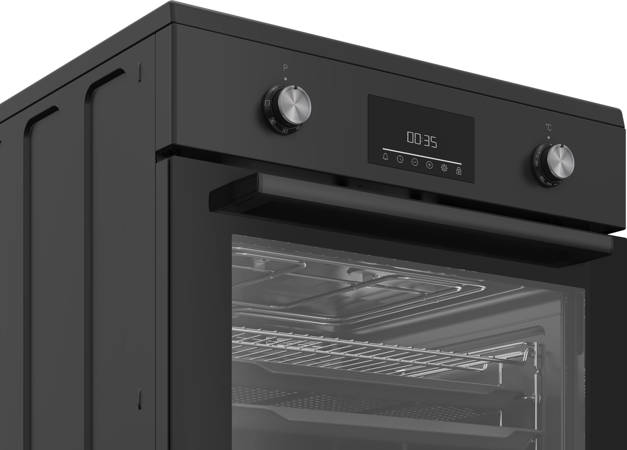 Beko FBMA6930GA Vrijstaand fornuis Electrisch Inductiekookplaat zones Zwart - Afbeelding 4