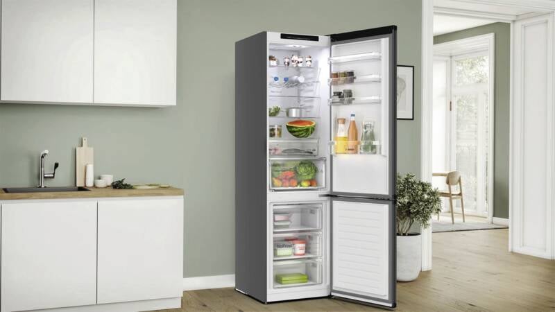 Bosch Serie 4 KGN39OCAF koel-vriescombinatie Vrijstaand 363 l Antraciet, Roestvrijstaal DHZ3833 - Afbeelding 3