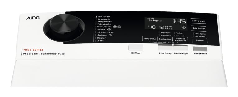 AEG Series 7000 LTR7A71370 wasmachine Bovenlader 7 kg 1251 RPM Wit EWO4711 - Afbeelding 3