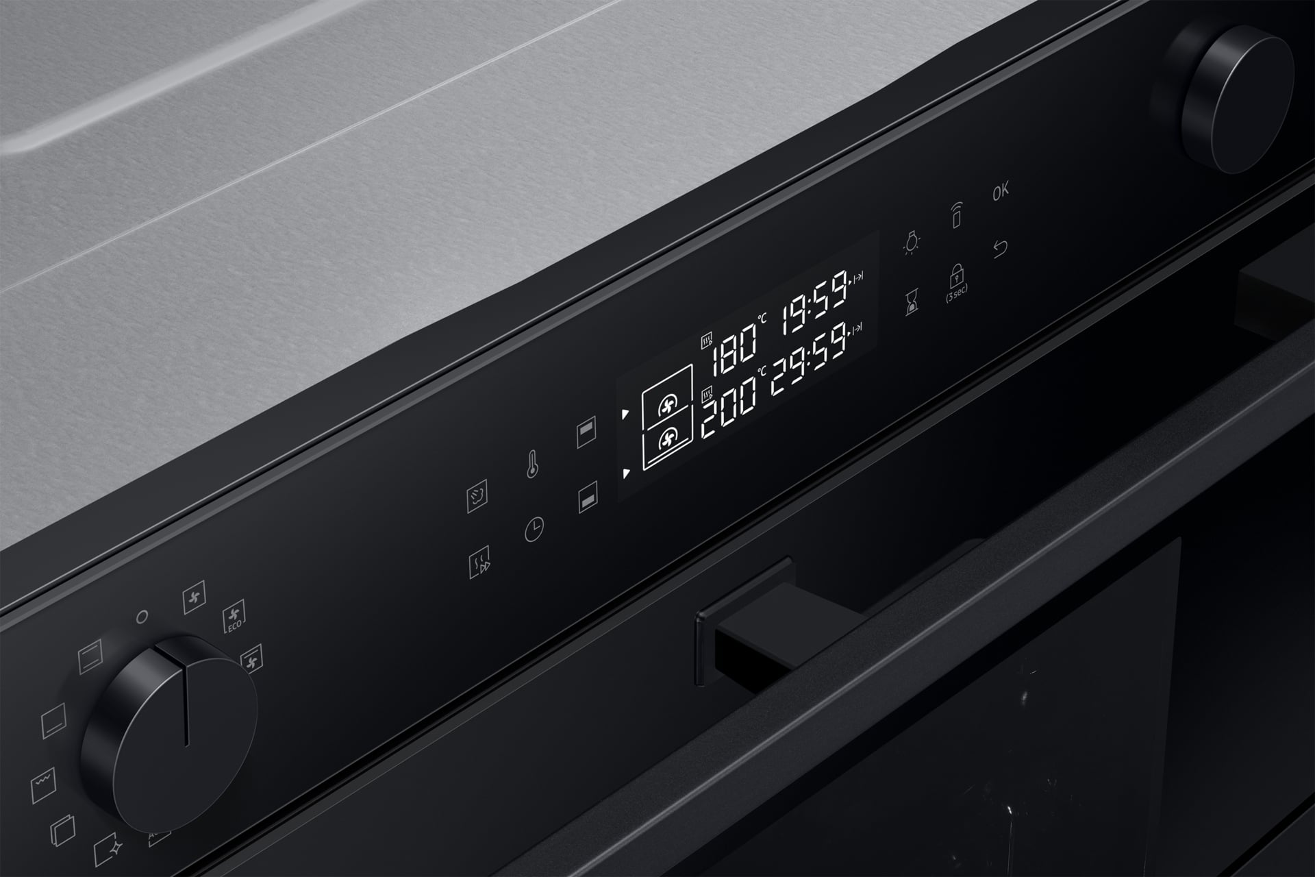 Samsung 76L 60cm Dual Cook Flex™ Oven 4-serie NV7B4540VAK/U1 DHZ18AMA - Afbeelding 15