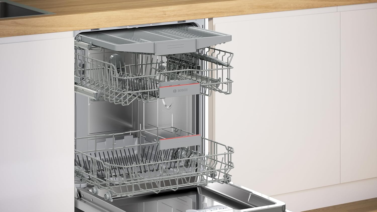 Bosch SMU4HVS14E Series 4 Smart Semi-Built Vaatwasser, 60 cm, EWO4235DHZ - Afbeelding 2