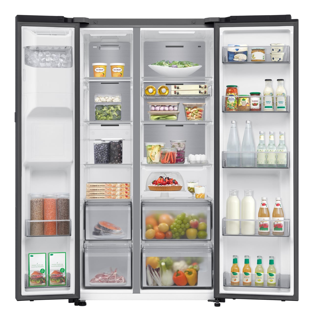 Samsung Series 9 RS90F64EDF amerikaanse koelkast Vrijstaand 621 l Zwart DHZ00AMA - Afbeelding 8