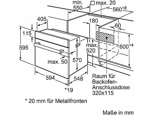 Siemens EQ411TA10 (HE113FBS2 + EA64RGNA1E + HZ438201) elektrisch fornuis DHZ4217 - Afbeelding 3