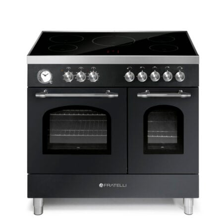 Fratelli VE2920I5FEMANCR 90cm antraciet inductie fornuis DHZJOOP5