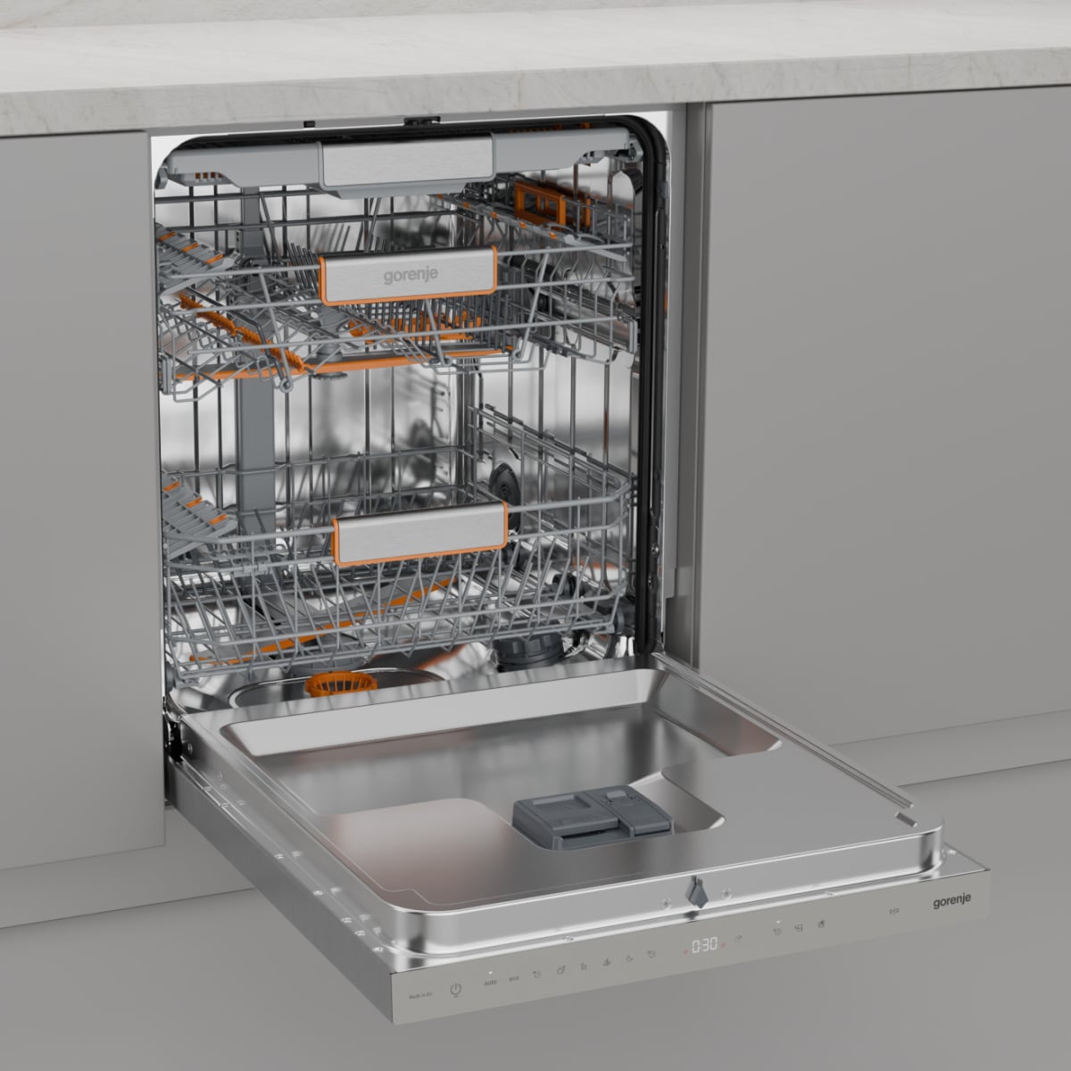 Gorenje G600 ULTRA16BUAESX Volledig ingebouwd 16 couverts DHZ4464 - Afbeelding 5