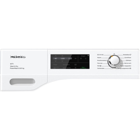 Miele Wti 360 Wpm D Lw Wasdroogcombinatie 8-5kg - Koolborstelloos - Powerwash 2.0 - Wifi - 1600t - Wit DHZ4590 - Afbeelding 2