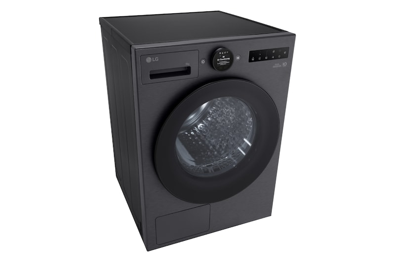 LG RT90X8YB wasdroger Vrijstaand Voorlader 9 kg Zwart, Metallic - Afbeelding 6