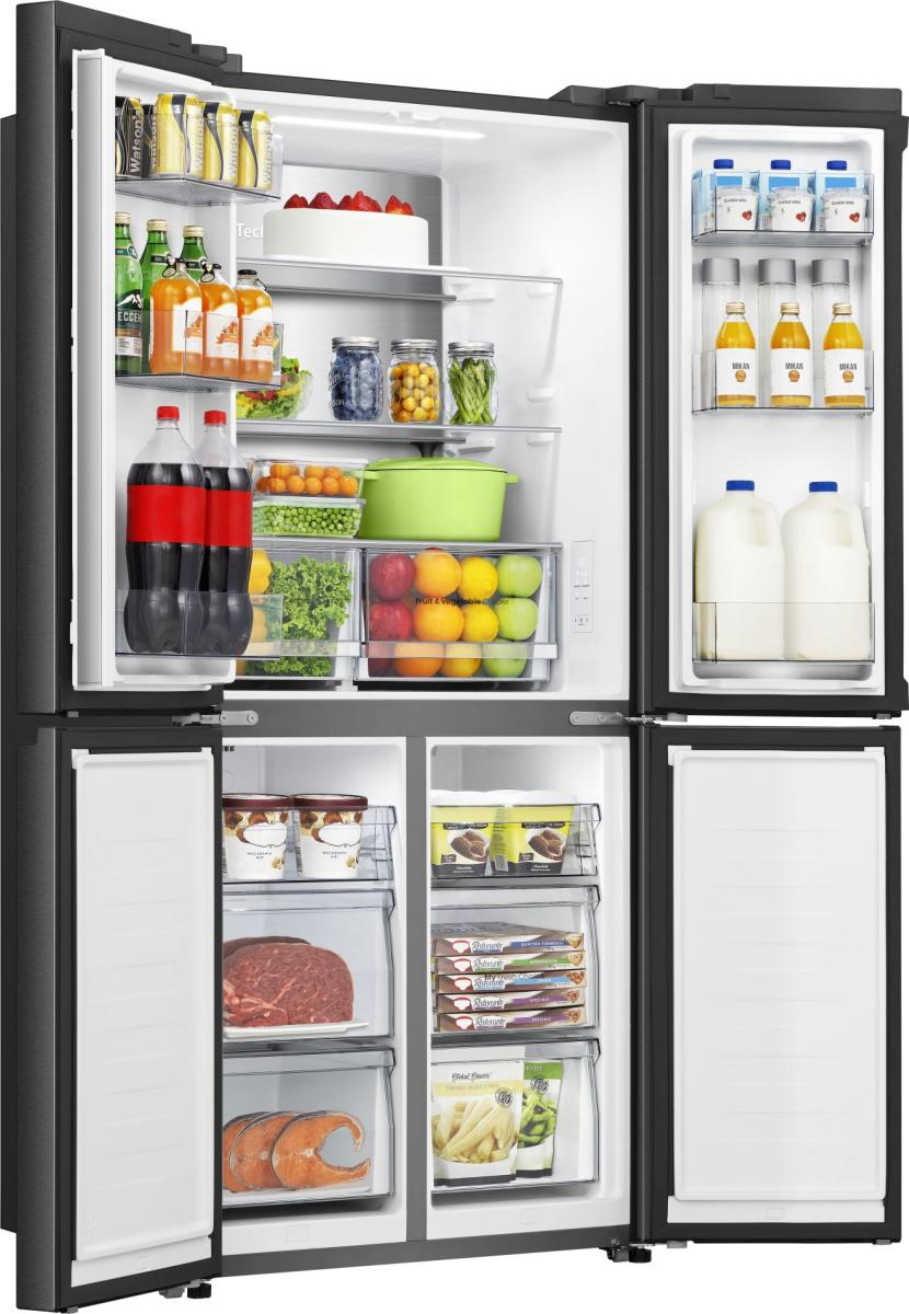 Hisense RQ5P470SAFD amerikaanse koelkast Vrijstaand 483 l Zwart DHZ4637 - Afbeelding 6