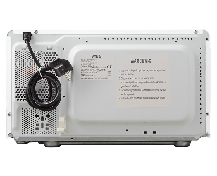 ETNA SMV220WIT Wit Solo-magnetron Aanrecht 20 l 800 W - Afbeelding 6