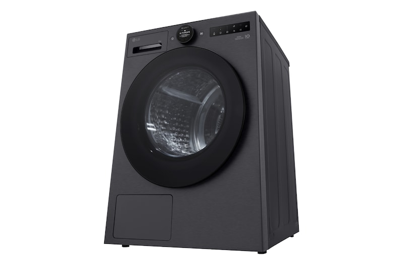 LG RT90X8YB wasdroger Vrijstaand Voorlader 9 kg Zwart, Metallic - Afbeelding 8