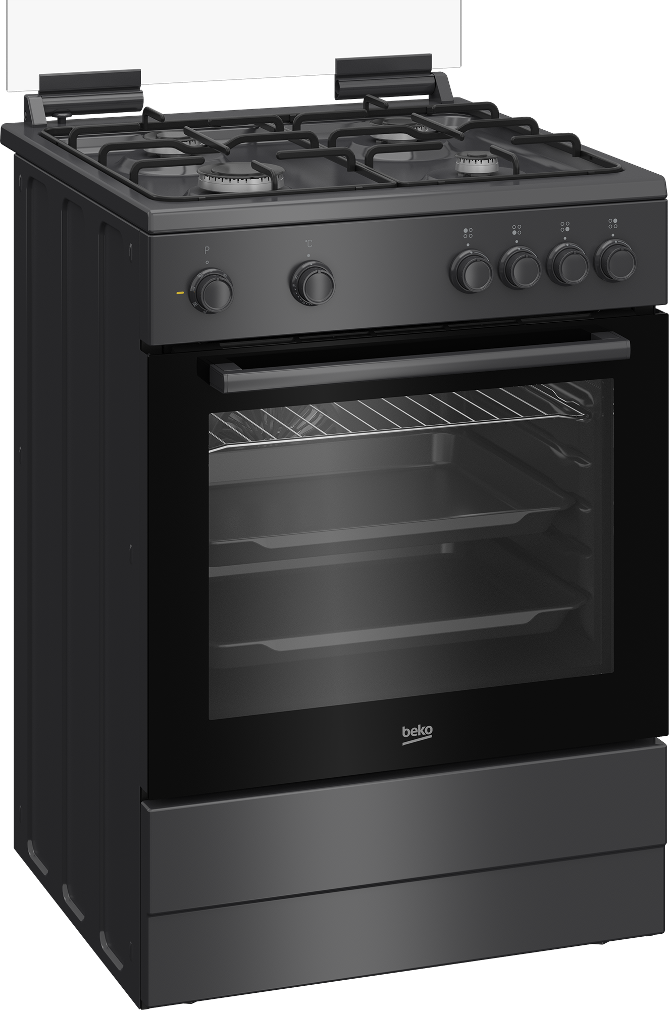 Beko FBM6202A NL: 60 cm Multifunctioneel Vrijstaand fornuis - Afbeelding 2