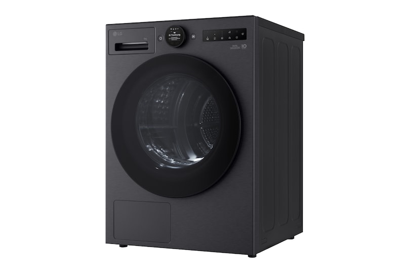 LG RT90X8YB wasdroger Vrijstaand Voorlader 9 kg Zwart, Metallic - Afbeelding 7