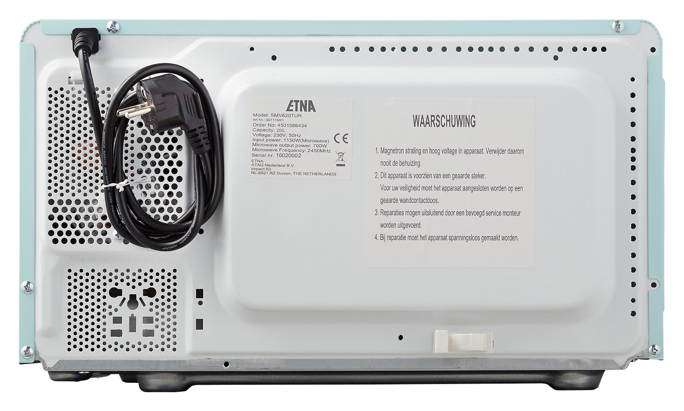 ETNA SMV620BEI Beige Solo-magnetron Aanrecht 20 l 800 W - Afbeelding 5