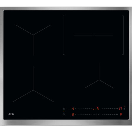 AEG TO64IC00XB Zwart, Roestvrijstaal Ingebouwd 60 cm Inductiekookplaat zones 4 zone(s) DHZ4203B